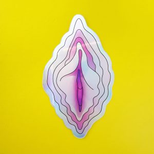 Vagina holographic Sticker